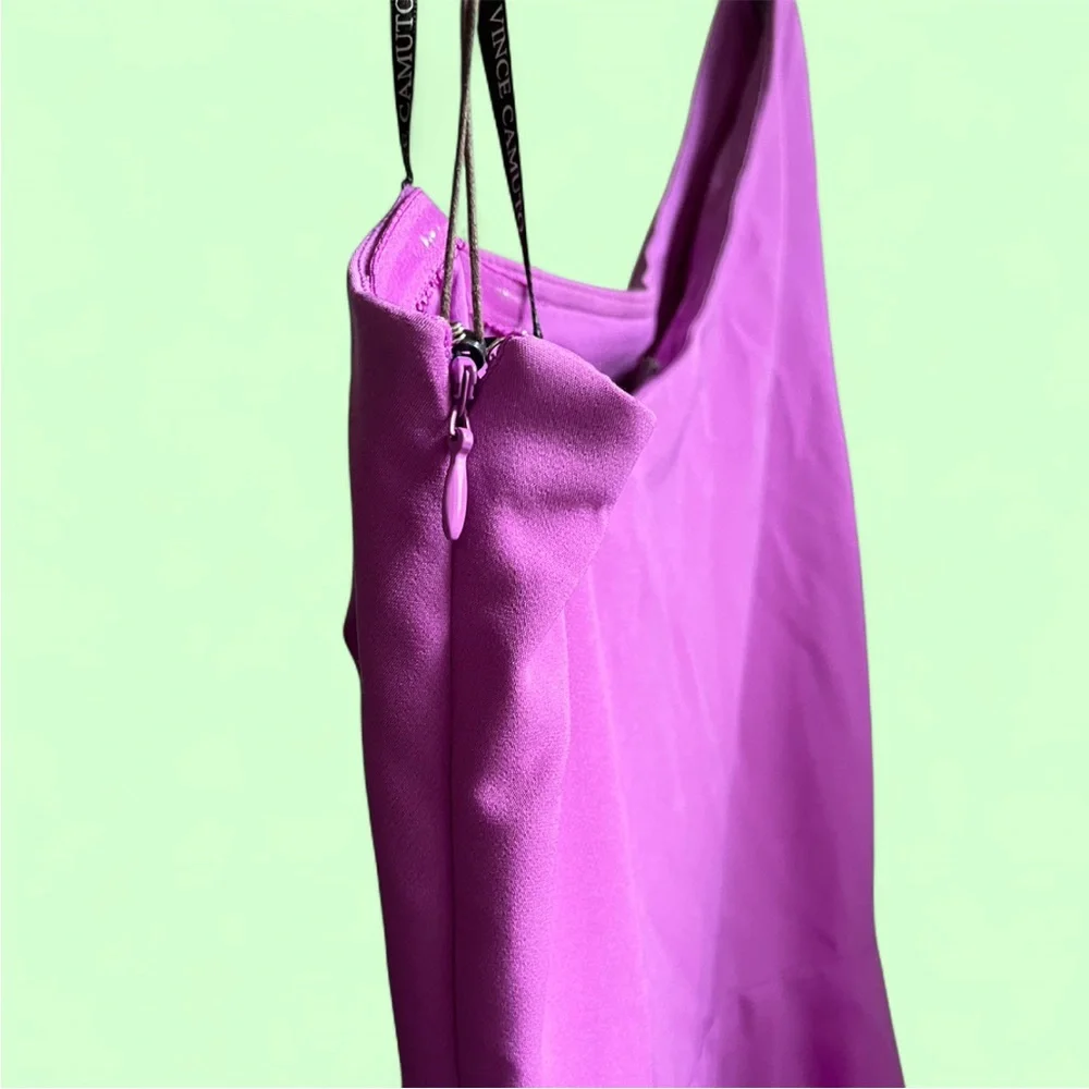 NWT Vince Camuto One Shoulder High/Low Gown - Picture 8 of 11